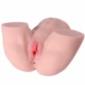 XISE Cindy Masturbator model anatomiczny dwukanałowy, silikonowy, pozycja leżąca