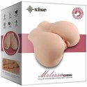 XISE Melissa - Anatomiczna maszyna intymna podwojny kanał TPE 3D
