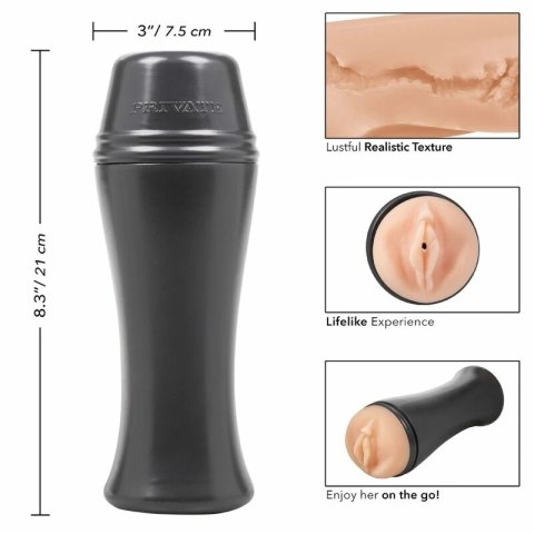 PRIVATE Hot Bombshell To Go - Masturbator kompaktowa maszyna intymna podrożna