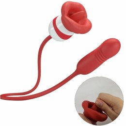 Pretty Love Ashlynn urządzenie intymne Usta czerwone silikon USB