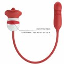 Pretty Love Ashlynn urządzenie intymne Usta czerwone silikon USB