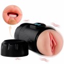 SHEQU Kay Podwojny System Wibracji z Anatomiczną Powierzchnią TPE