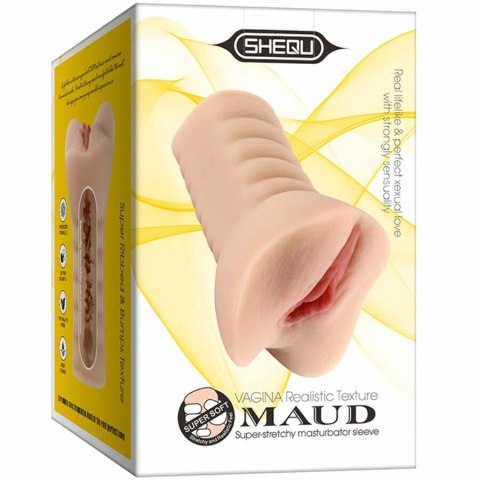 SHEQU Maud - Anatomiczna maszyna intymna z medycznego silikonu, kompaktowa