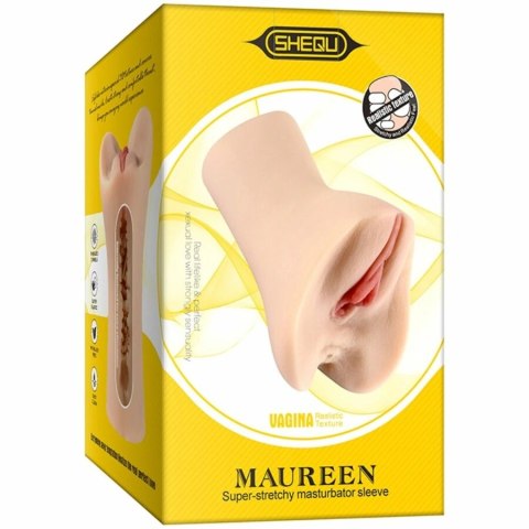 SHEQU Maureen - ręczna maszyna intymna anatomiczna silikonowa, kompaktowa