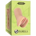 SHEQU Pamela - Ręczna maszyna intymna z anatomiczną teksturą, silikon medyczny