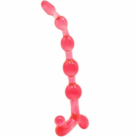 Baile Bendy Twist kulki elastyczne TPR czerwone 25 mm