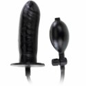 Baile Joy 16 cm - Model powiększany z pompką, lateksowy, czarny