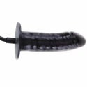 Baile Joy 16 cm - Model powiększany z pompką, lateksowy, czarny
