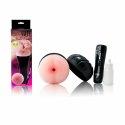 Baile Just Pussy model z systemem wibracji, anatomiczny, 20 cm, Pure Skin