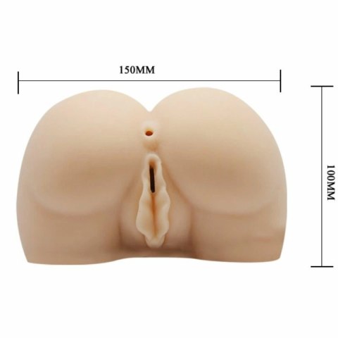 Baile Model Intymny Duo z Systemem Wibracji i Dźwięku, naturalny kolor