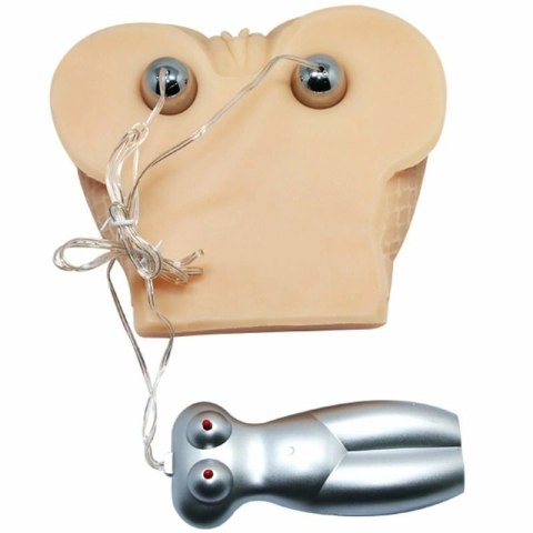 Baile Model SIATKA - Anatomiczna maszyna intymna z wibracjami, naturalny kolor