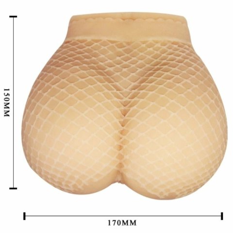 Baile Model SIATKA - Anatomiczna maszyna intymna z wibracjami, naturalny kolor