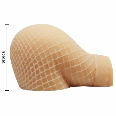 Baile Model SIATKA - Anatomiczna maszyna intymna z wibracjami, naturalny kolor
