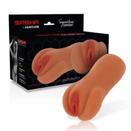 Jamyjob Signature Sasha - anatomiczna maszyna intymna z TPR, 14 cm