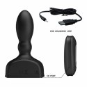 Mr Play Czarny model nadmuchiwany z pilotem funkcja wibracji 12 trybow