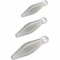 ToyJoy Finger Rimmer Zestaw 3 Rozmiarow Przeźroczysty - Anatomiczne Rozszerzacze