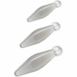ToyJoy Finger Rimmer Zestaw 3 Rozmiarow Przeźroczysty - Anatomiczne Rozszerzacze