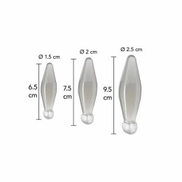 ToyJoy Finger Rimmer Zestaw 3 Rozmiarow Przeźroczysty - Anatomiczne Rozszerzacze