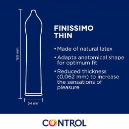 Control Adapta Senso 144 szt. - ultracienkie, anatomiczne prezerwatywy