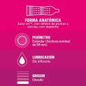 Durex Dame Placer 12 szt. prezerwatywy z wypustkami i prążkami 56mm