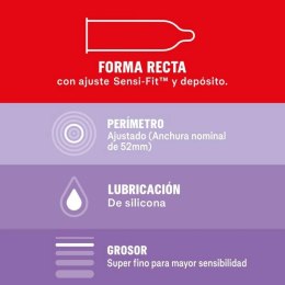 Durex Sensitive Total Contact 12 szt. ultracienkie prezerwatywy Sensi-Fit