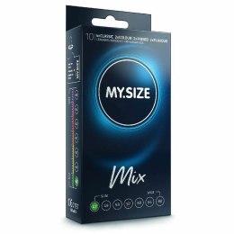 MY.SIZE MIX Zestaw prezerwatyw 47 mm 10 sztuk - rożne warianty