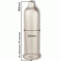 Pasante Cooling Sensation 144 szt. - prezerwatywy chłodzące, prążkowane