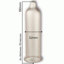 Pasante Cooling Sensation 144 szt. - prezerwatywy chłodzące, prążkowane