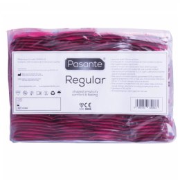 Pasante Regular 144 szt. - prezerwatywy anatomiczne, naturalny kolor