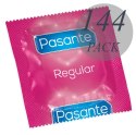 Pasante Regular 144 szt. - prezerwatywy anatomiczne, naturalny kolor