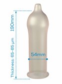 Pasante Regular 144 szt. - prezerwatywy anatomiczne, naturalny kolor