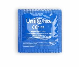 UNILATEX Naturalne prezerwatywy 144 szt. gładkie, natłuszczone, ISO 4074