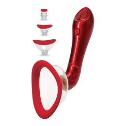 Doc Johnson Automatyczna pompa z wibracją 4 końcowki silikonowe USB