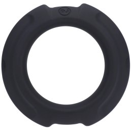 Doc Johnson Flexisteel pierścień anatomiczny silikonowy 4,3 cm czarny