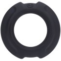 Doc Johnson Flexisteel pierścień intymny 3,5 cm stal i silikon czarny