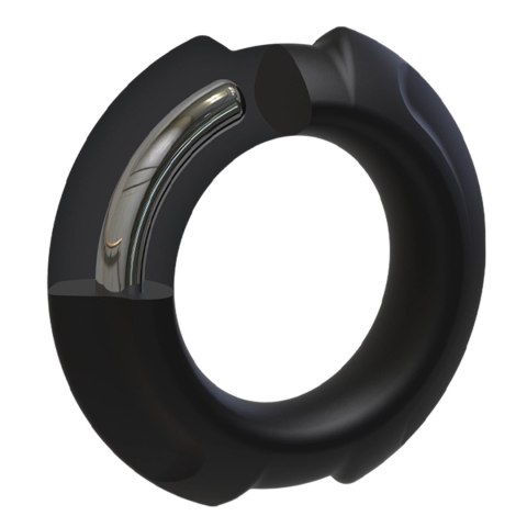 Doc Johnson Flexisteel pierścień intymny 3,5 cm stal i silikon czarny Doc Johnson Flexisteel pierścień intymny 3,5 cm stal i silikon czarny