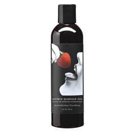 Earthly Body Olejek do masażu truskawkowy 237ml pielęgnacja skory