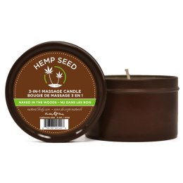 Earthly Body Świeca do masażu Nago w Lesie 70g naturalne olejki