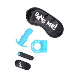 XR Brands 4-elementowy zestaw z mini urządzeniem wibrującym i opaską