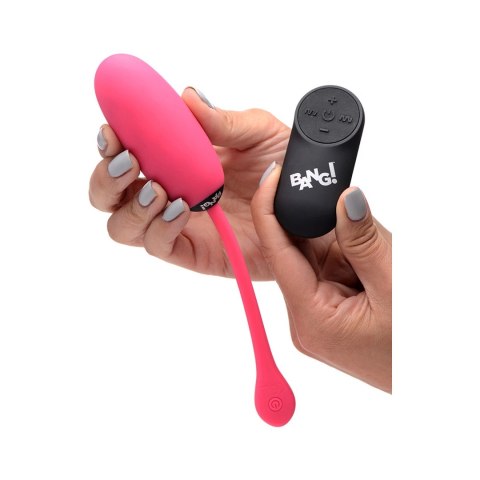 XR Brands BANG Toy Pluszowe Jajko z Pilotem 28 Trybow Silikon Wodoodporne XR Brands BANG Toy Pluszowe Jajko z Pilotem 28 Trybow Silikon Wodoodporne