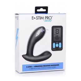 XR Brands E-Stim Pro Plug Silikonowy masażer z pilotem, czarny