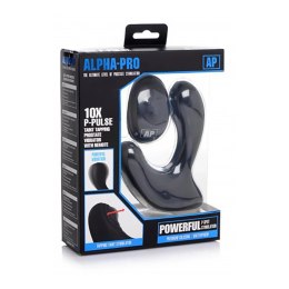 XR Brands P-Pulse silikonowy stymulator prostaty 10 trybow, pilot, czarny