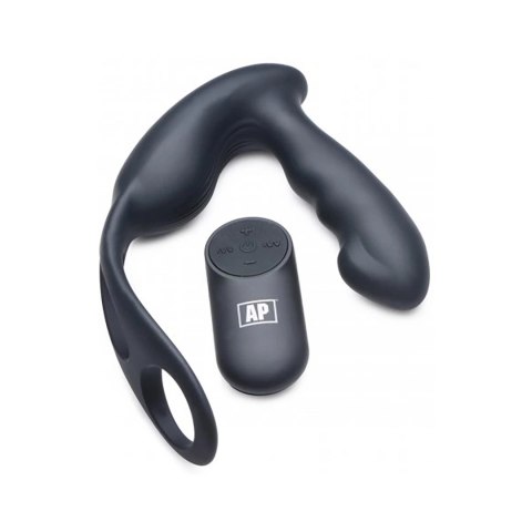 XR Brands P-Strap Milker masażer prostaty z uprzężą, 7 trybow, czarny XR Brands P-Strap Milker masażer prostaty z uprzężą, 7 trybow, czarny