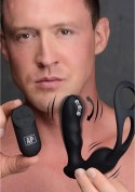 XR Brands P-Strap Milker masażer prostaty z uprzężą, 7 trybow, czarny