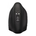 XR Brands Pleasure Stroke silikonowy rękaw wibrujący 10 trybow czarny