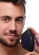 XR Brands Pleasure Stroke silikonowy rękaw wibrujący 10 trybow czarny