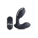 XR Brands Power P-Stim 7X Hollow Prostate Plug czarny z pilotem