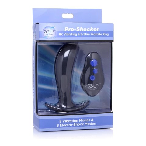 XR Brands Pro-Shocker Plug silikonowy, z wibracjami i funkcją E-Stim XR Brands Pro-Shocker Plug silikonowy, z wibracjami i funkcją E-Stim