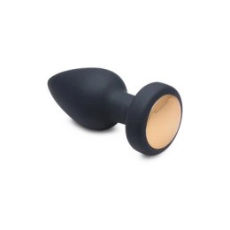 XR Brands Silicone LED Plug Large - Wibrujący korek z pilotem