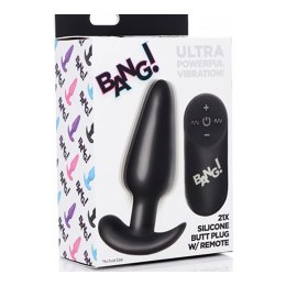 XR Brands Smooth Silicone Plug z pilotem, wodoodporny, 21 trybow